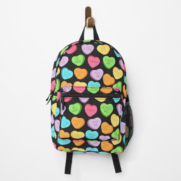 Item preview, Rainbow Candy Hearts - Black designed and sold by bfrench87.