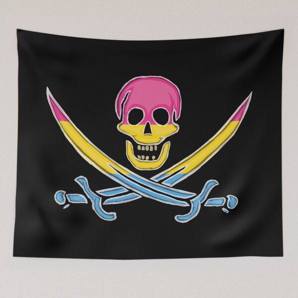 Item preview, Pansexual Pirate Pride (darkMode) designed and sold by SmartDirty.