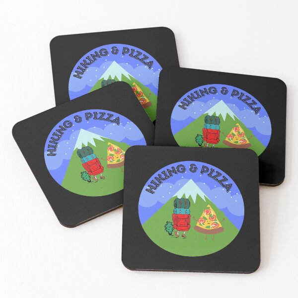 Item preview, Hiking and Pizza designed and sold by ModkMerch.