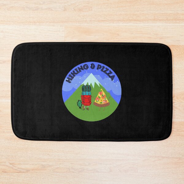 Item preview, Hiking and Pizza designed and sold by ModkMerch.