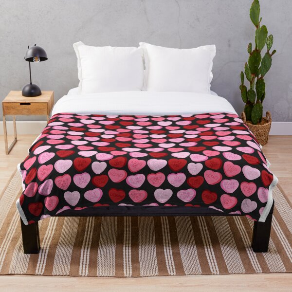 Item preview, Pink Candy Hearts - Black designed and sold by bfrench87.
