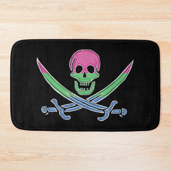 Item preview, Polysexual Pirate Pride (darkMode) designed and sold by SmartDirty.