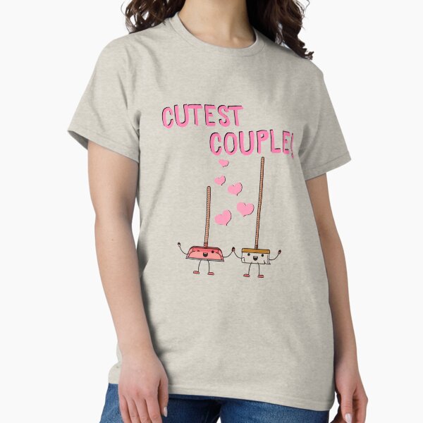 Item preview, Cutest Couple Broom and Dustpan Valentine's Day Cleaning Art designed and sold by SavvyCleaner.