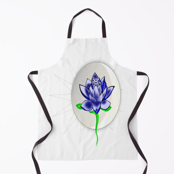 Item preview, Custom blue lotus with sun and moon designed and sold by Loveinnerself.