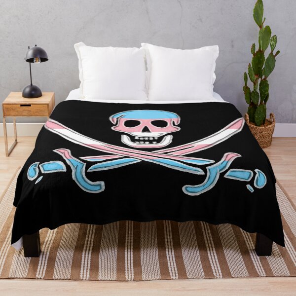 Item preview, Trans Pirate Pride (darkMode) designed and sold by SmartDirty.