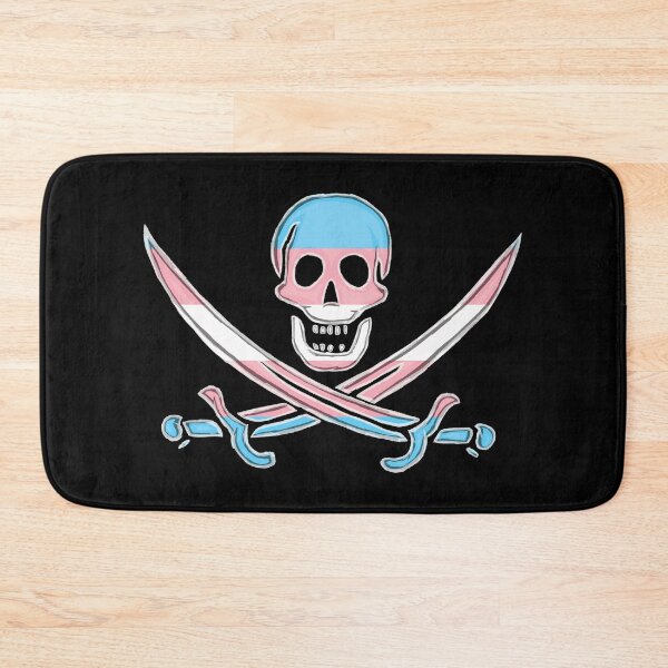 Item preview, Trans Pirate Pride (darkMode) designed and sold by SmartDirty.