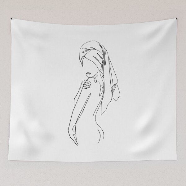 Item preview, Woman Line Art designed and sold by ThePrint Shop.