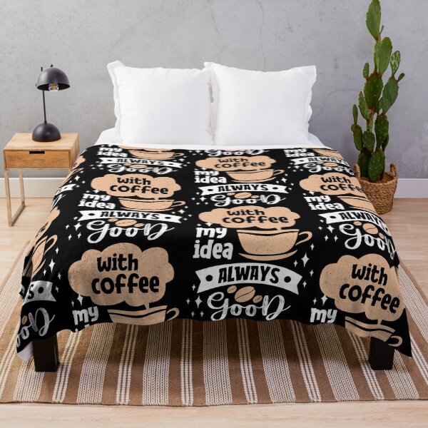 Item preview, With Coffe My Idea Always Good designed and sold by PrintexDesigns.