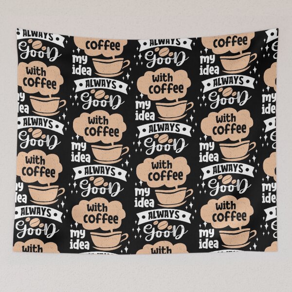 Item preview, With Coffe My Idea Always Good designed and sold by PrintexDesigns.