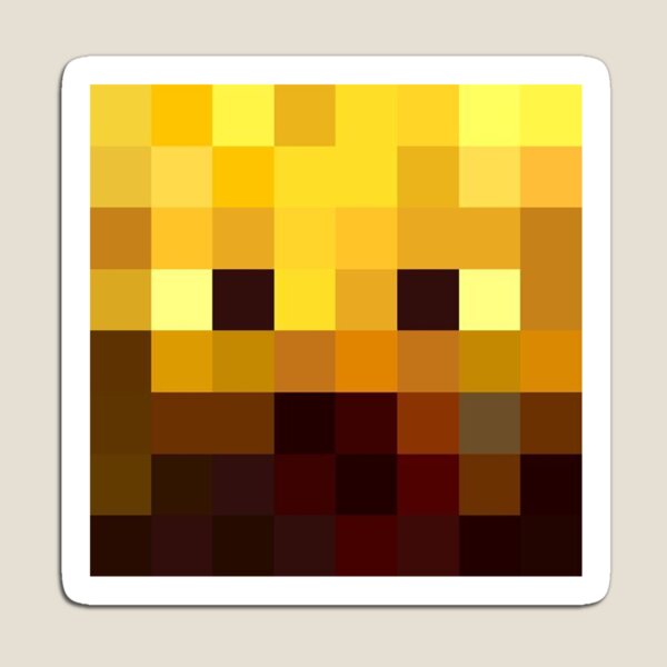 Wither Skeleton Skull Magnet By Matte Rainbow Redbubble