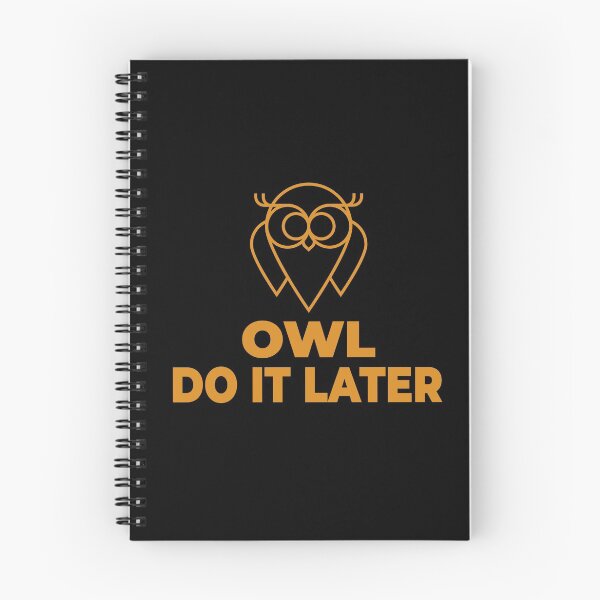 Item preview, Owl Do It Later designed and sold by molamode.