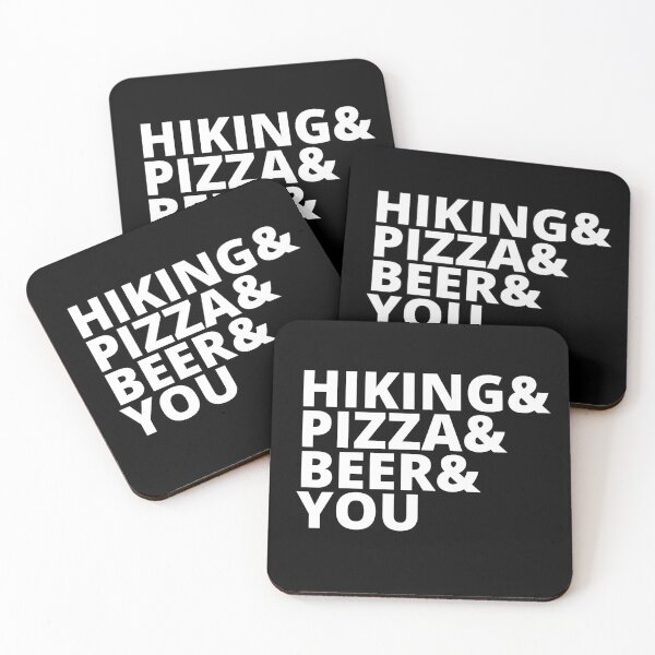 Item preview, Hiking and Pizza designed and sold by ModkMerch.
