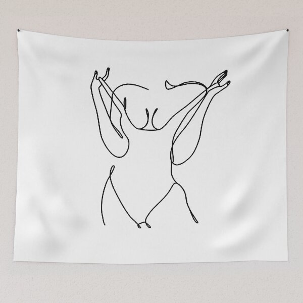 Item preview, Woman Body Line Art designed and sold by ThePrint Shop.