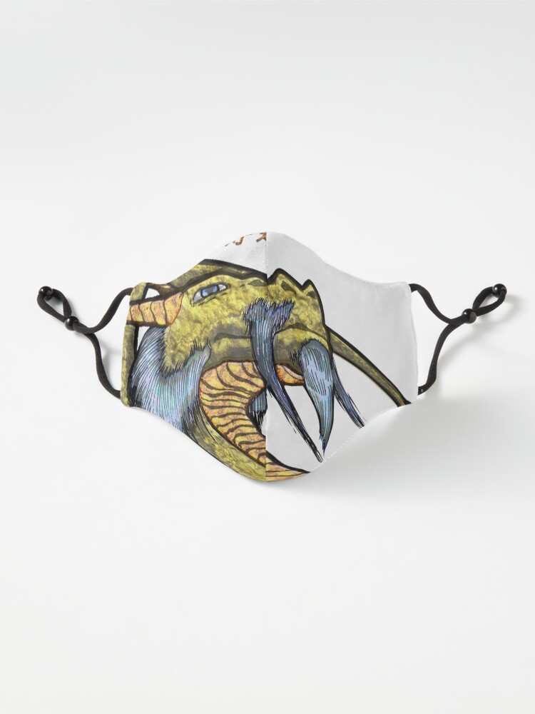 Alternate view of Golden Luck Dragon Mask