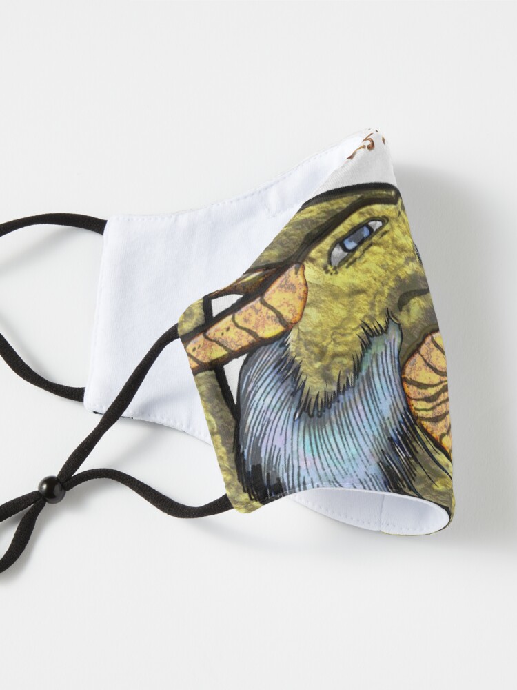 Alternate view of Golden Luck Dragon Mask