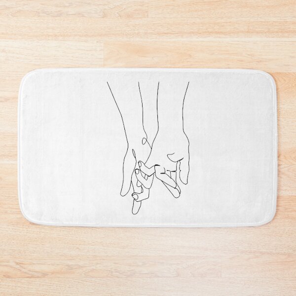 Item preview, Two Hands Line Art designed and sold by ThePrint Shop.