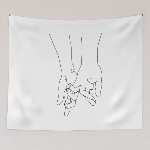 Item preview, Two Hands Line Art designed and sold by ThePrint Shop.