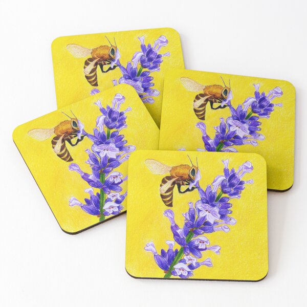 Item preview, Bee Flower designed and sold by fraktonart.
