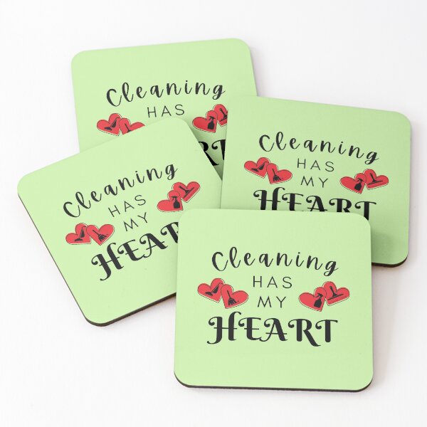 Item preview, Cleaning Has My Heart Inspirational Housekeeping Fun designed and sold by SavvyCleaner.