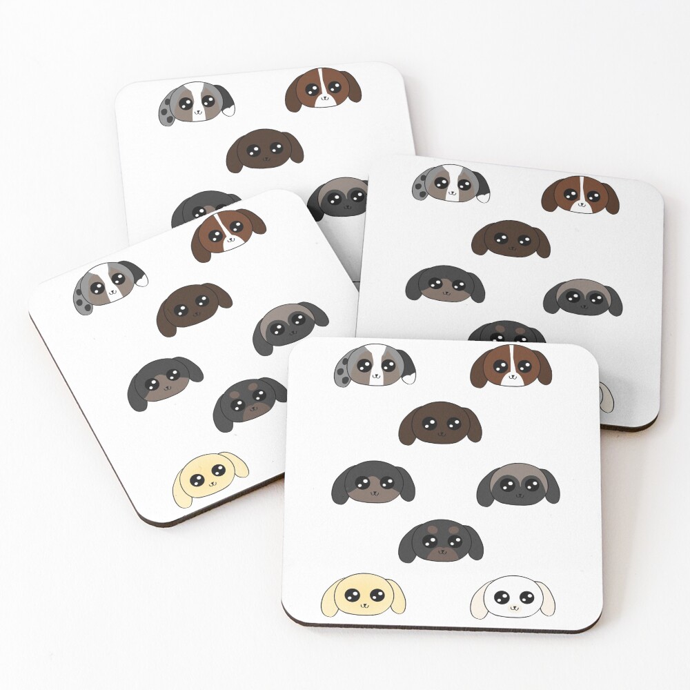 Item preview, Coasters (Set of 4) designed and sold by Nonbinaryfrog.