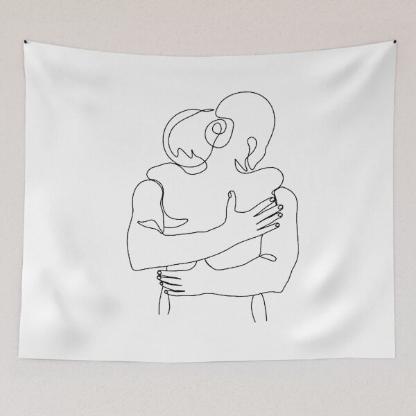 Item preview, Hug Line Art designed and sold by ThePrint Shop.