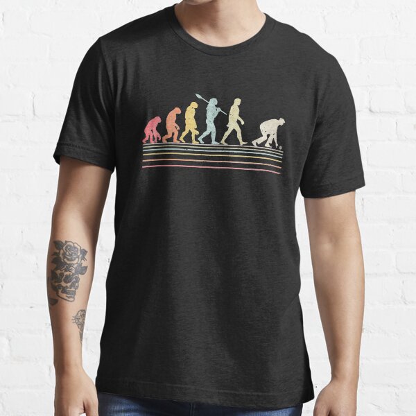 Vintage Funny Lawn Bowls Evolution Of Man Essential T-Shirt