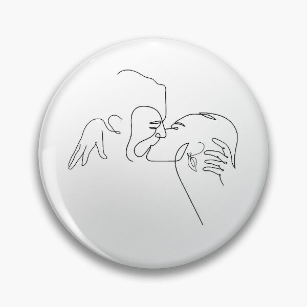 Item preview, Kiss Line Art designed and sold by ThePrint Shop.