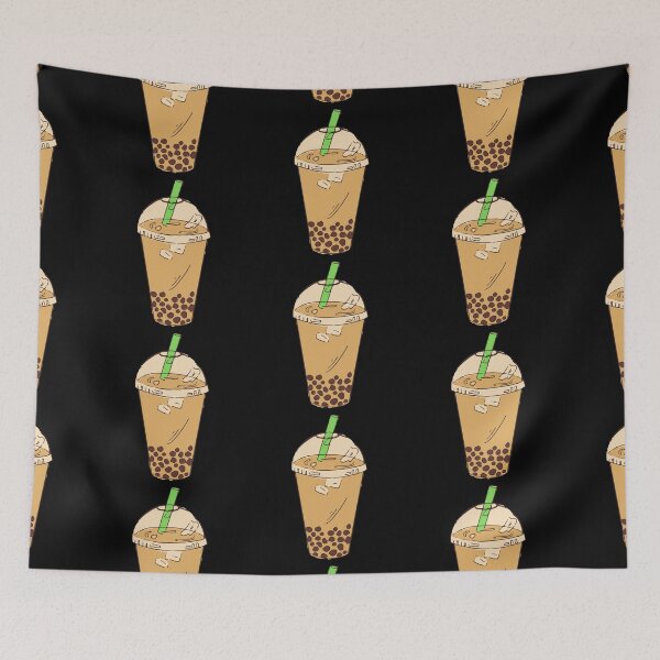 Item preview, green tea boba and taro and milk tea designed and sold by JocelynCrafts.