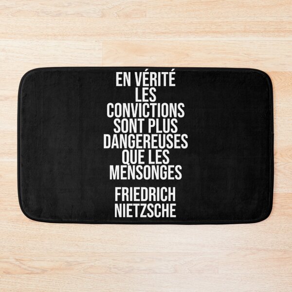 Item preview, The Convictions- Nietzsche quote designed and sold by Philippe Derungs.