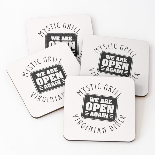 Item preview, Mystic Grill - We are open again designed and sold by Millenial Designs.