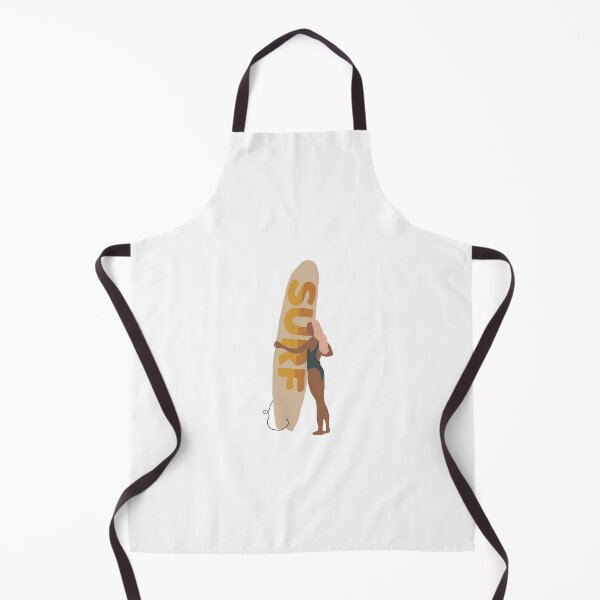 Item preview, Surfer Girl Holds Pastel Longboard designed and sold by Salt Illustrations.