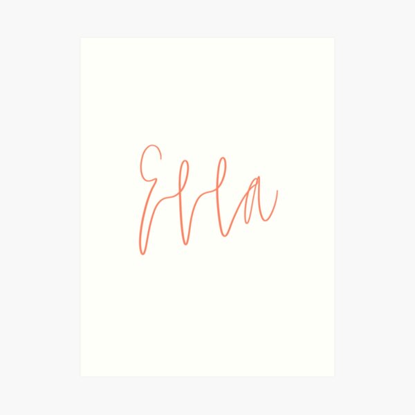 Name Calligraphy Art Prints Redbubble