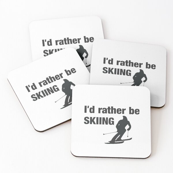 Item preview, I'D RATHER BE SKIING designed and sold by della95.
