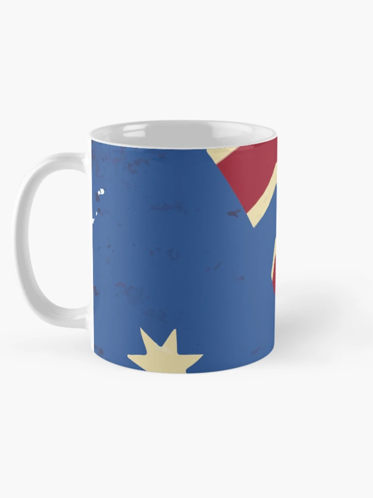 Thumbnail 5 of 6, Coffee Mug, Distressed Aussie Flag Design designed and sold by RocketshSD.