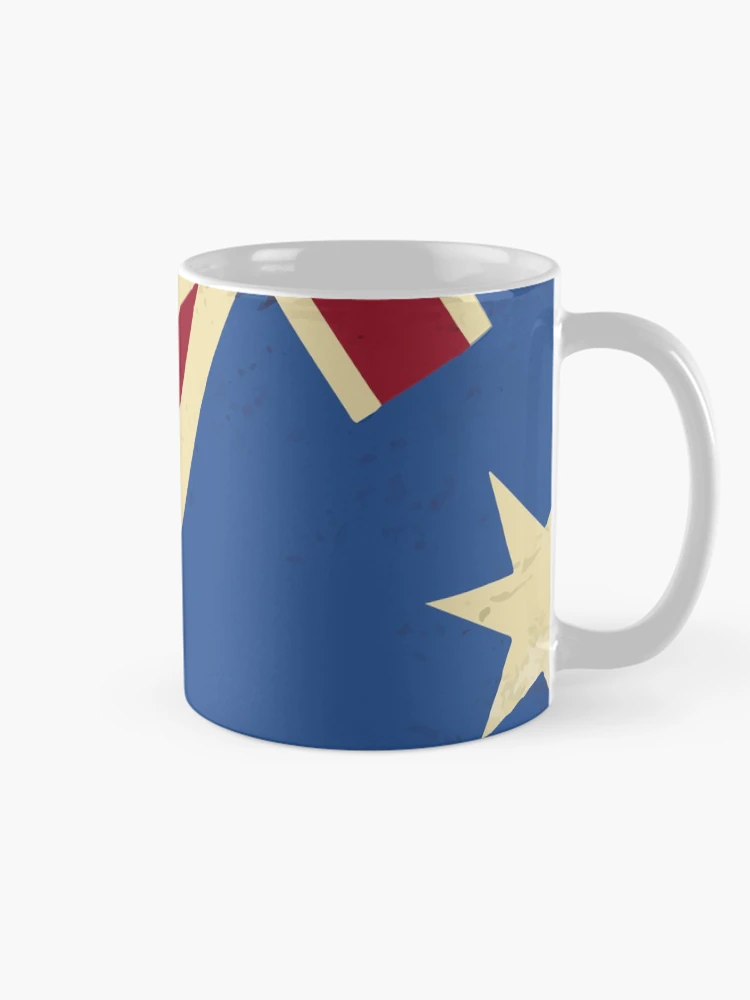 Thumbnail 3 of 6, Coffee Mug, Distressed Aussie Flag Design designed and sold by RocketshSD.
