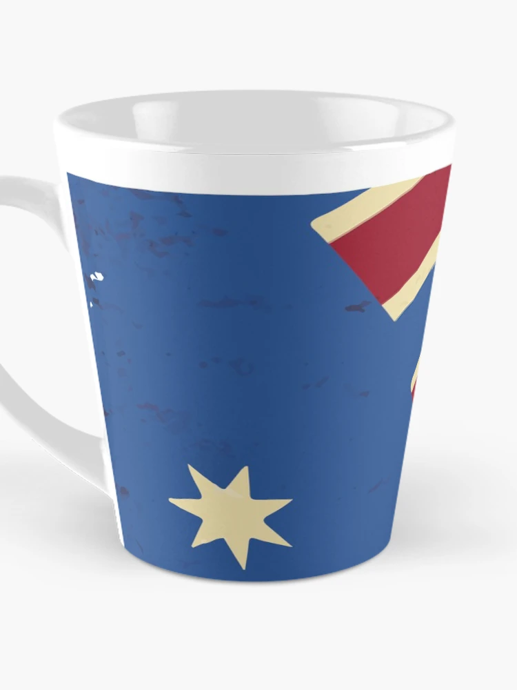 Thumbnail 3 of 4, Coffee Mug, Distressed Aussie Flag Design designed and sold by RocketshSD.