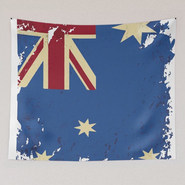 Item preview, Distressed Aussie Flag Design designed and sold by RocketshSD.