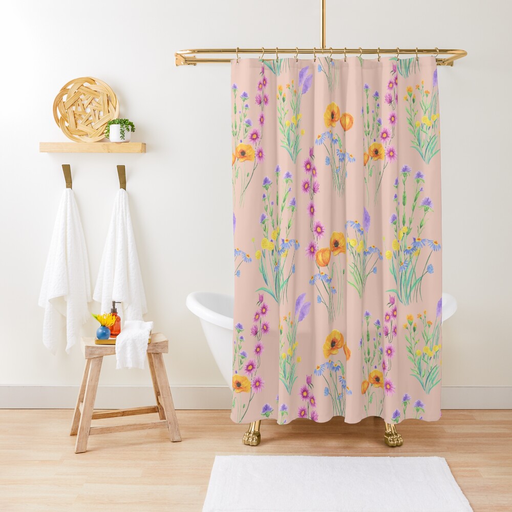 Item preview, Shower Curtain designed and sold by nownbeyond.