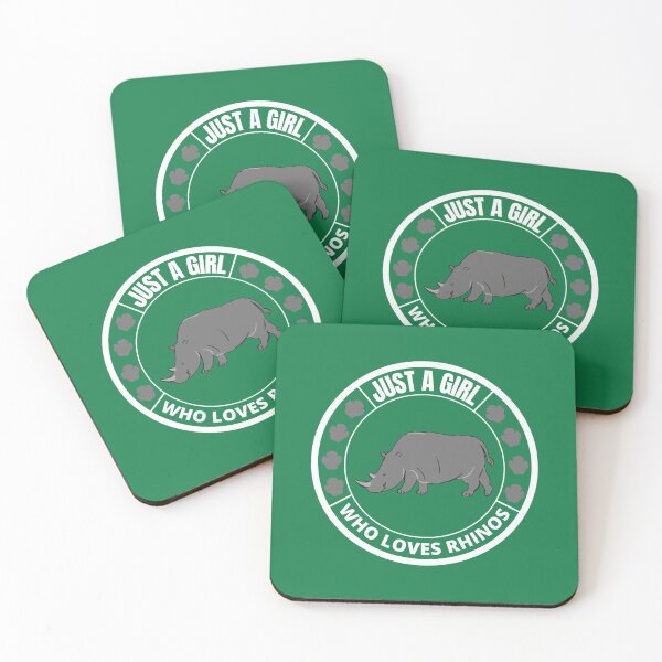 Item preview, Just a girl who loves Rhinos designed and sold by fev-rocks.