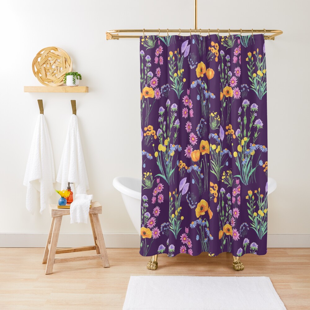 Item preview, Shower Curtain designed and sold by nownbeyond.