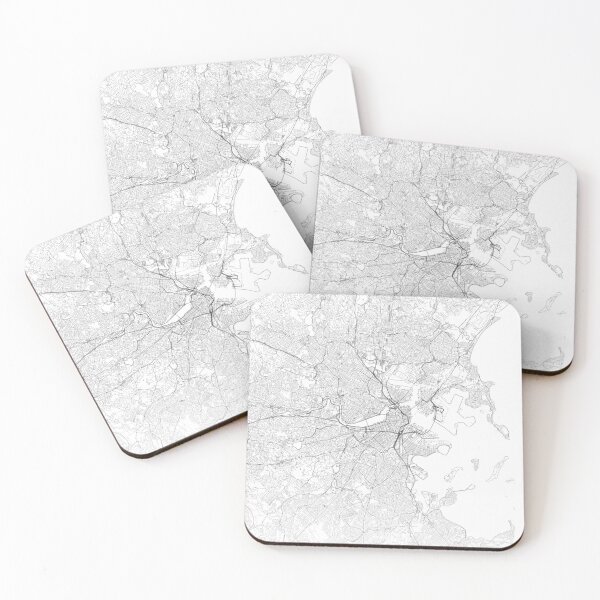 Item preview, Boston Map, Art Print By LandSartprints designed and sold by LandSartprints.