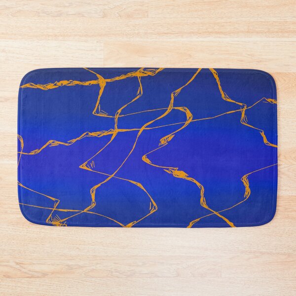 Item preview,  Lovely Beautiful Blue Colored Pattern geometric triangle with colorful seamless pattern designed and sold by The-overthinker.