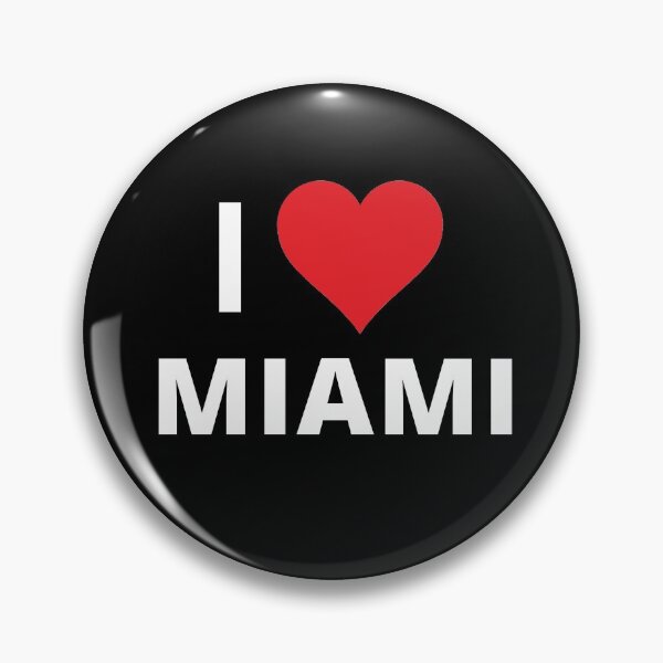 Item preview, I Love Miami (dark) designed and sold by mugify.