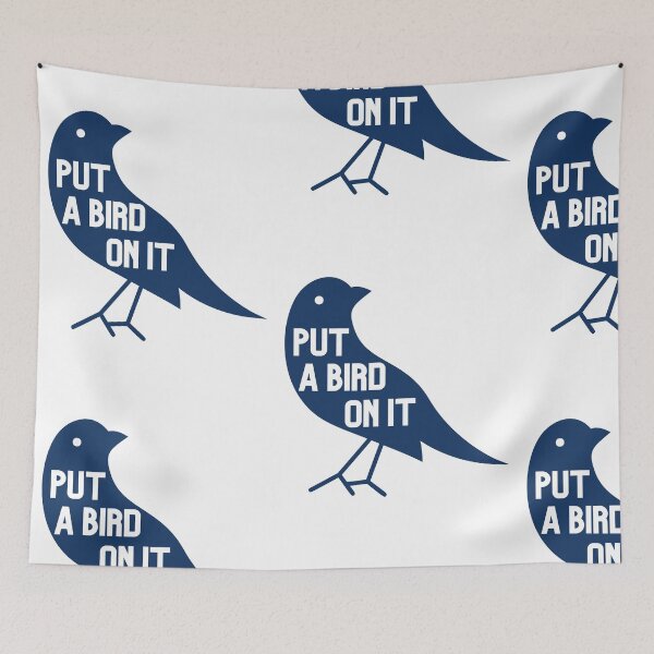 Item preview, put a bird on it big bird art designed and sold by TheWaterBirds.