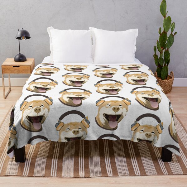 Item preview, Happy Dog Listening To Music designed and sold by FiveDucklings.
