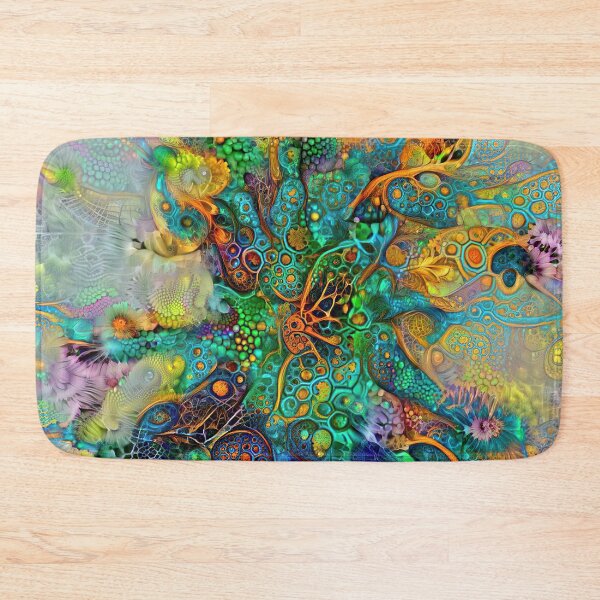 Item preview, Deepdream floral fractalize abstraction designed and sold by blackhalt.