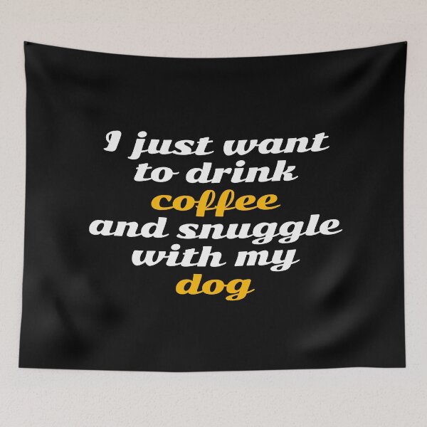 Item preview, Solo quiero tomar café y acurrucarme con mi perro designed and sold by Inspirationmotivation.