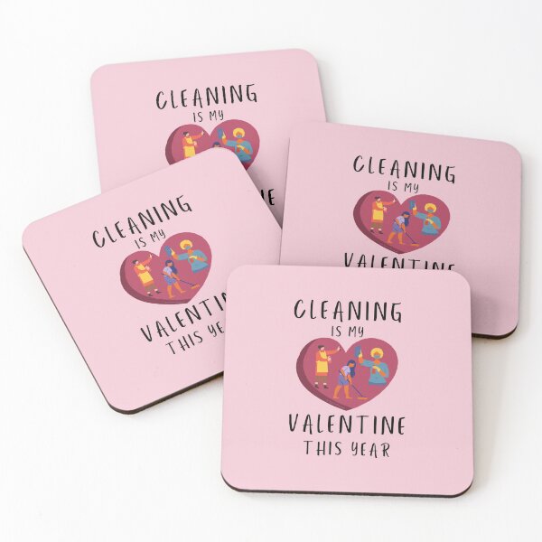 Item preview, Cleaning is My Valentine Funny House Cleaning, Cleanup Crew Design designed and sold by SavvyCleaner.