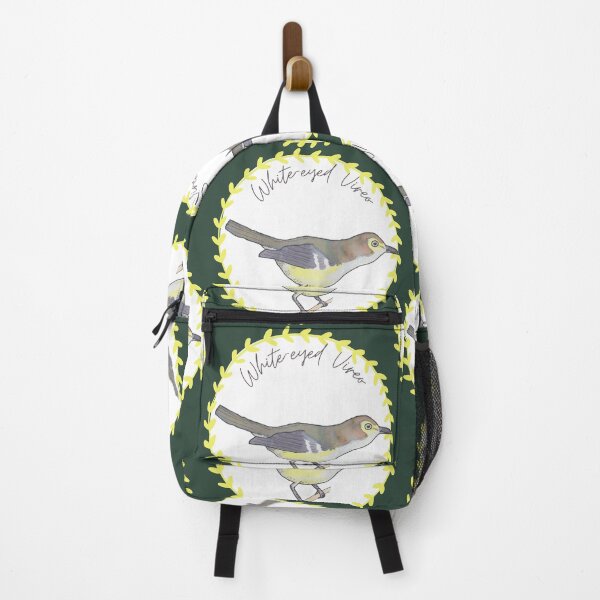 Item preview, White-eyed Vireo bird species animal art logo designed and sold by TheWaterBirds.