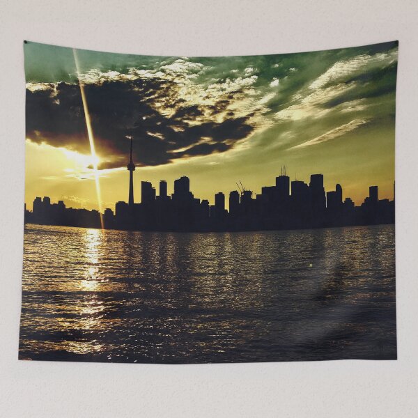 Item preview, Toronto Skyline at Sunset designed and sold by TheRightAngle.